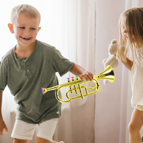 Trumpet Toy Instrument Early Educational Toys Colored Key Trumpet - Picture 10 of 11