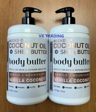 (2-Pk) BEAUTY SKIN BALANCE Gentle Nourishing SHEA + VANILLA COCONUT BODY BUTTER
