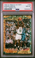 1999 Upper Deck Ultimate Victory Parallel 1/1 Adrian Griffin #148 Rookie Bucks