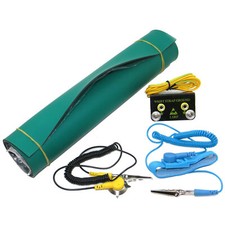 Anti Static Mat 40x30cm Wrist Strap  Cord  Ground For Computer Technicians
