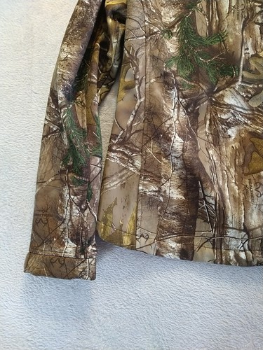 Realtree Xtra Camo Softshell Jacket Women's Sz. Small Hunting Windproof Full Zip - Picture 14 of 16