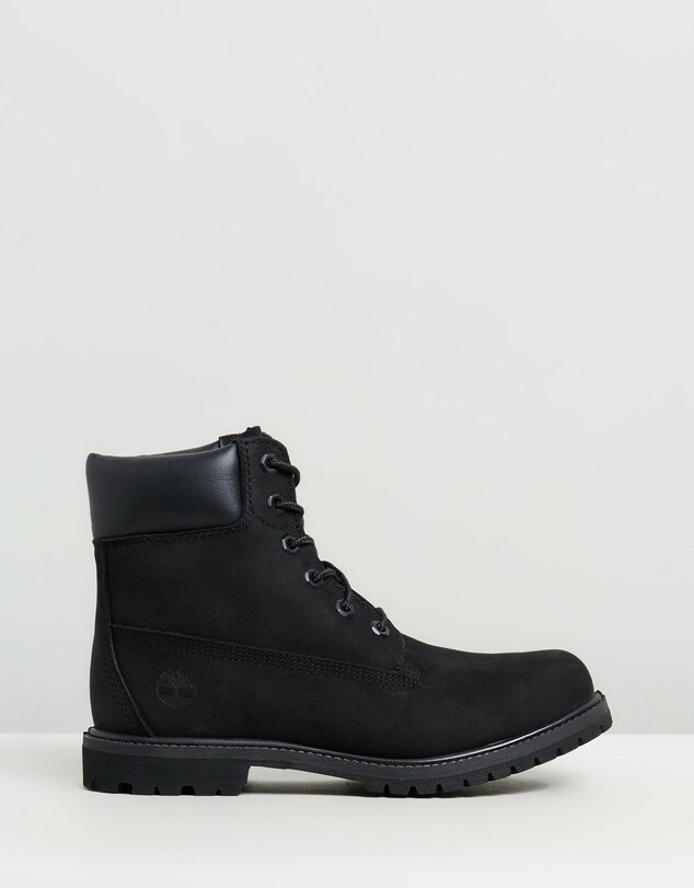 Brand New Timberland Women's 6Inch Premium Lace Up Boots Black