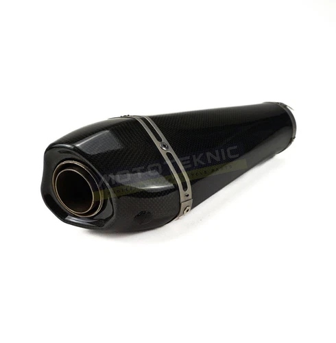 Laser Delta Carbon Fibre Exhaust Silencer Can to fit Suzuki GSXR 600 750 K8-L0