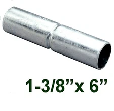 TOP Rail Sleeve 1-3/8" X 6" Chain Link Fence Hardware Pipe