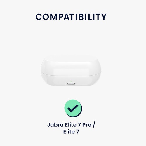 Silikonowe etui na Jabra Elite 7 Pro Elite 7 Active Case Cover na słuchawki - Zdjęcie 2 z 8