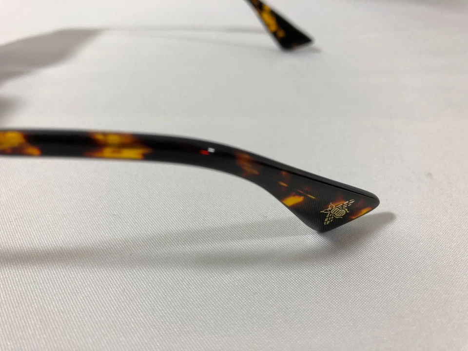 Auténticas Nuevas Gafas de Sol Gucci GG106S Aviador en Lentes Verde/Rojo Gris Foto 4 de 4