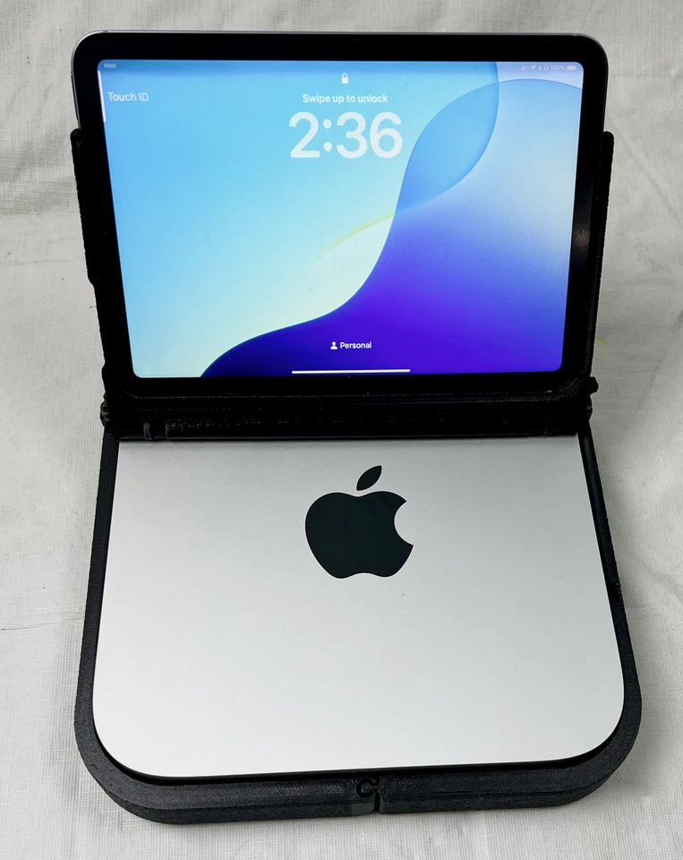 Estuche de transporte portátil todo en uno para Mac Mini M1/M2 y iPad Mini 6 Gen - Blanco Foto 4 de 4