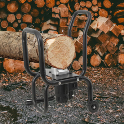2000W Elektrische Holzhackmaschine Holzspalter 20 cm Häckselholzdurchmesser