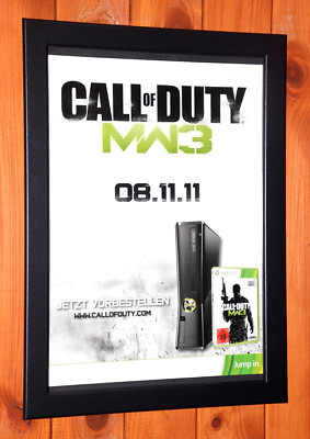 Call of Duty Modern Warfare III 3 Xbox One Small Promo Poster / Ad Page Framed