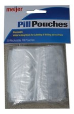 Meijer Pill Pouches, 100 Ct