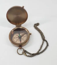 Portho Compass Antique Style Bronze Compass - Traveler Gift