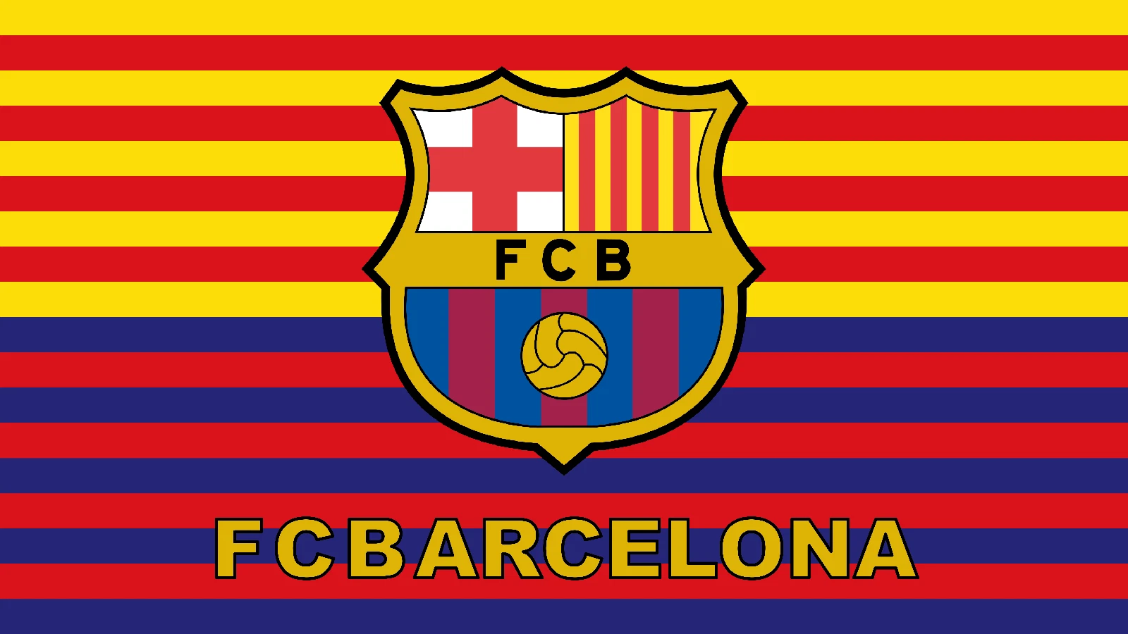 FC Barcelona House Flag Barcelona Flag Soccer Team Banner