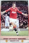 JAVIER HERNANDEZ "CHICHARITO" POSTER -MANCHESTER UNITED