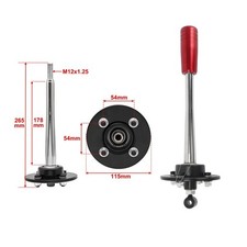 1x Adjustable Short Shifter Gear Knob Schaltknauf F&uuml;r BMW E30 E36 E39 Z3 E46 Rot