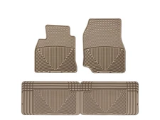 WeatherTech All-Weather Floor Mats for LX/Land Cruiser - 1st & 2nd Row Tan
