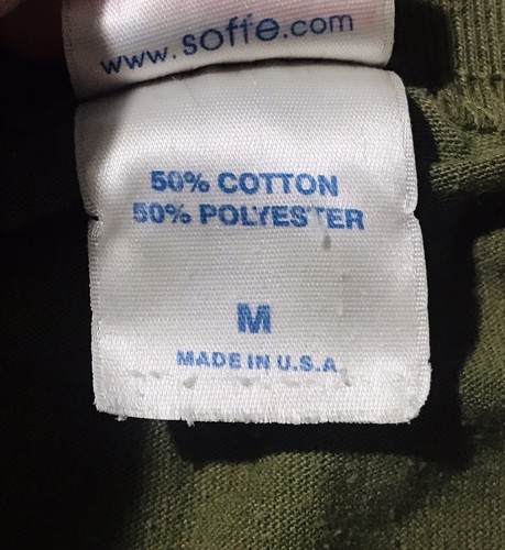 Vintage 80s SOFFE Olive Green T-Shirt Mens M Single Stitch Made in USA - Picture 5 of 10