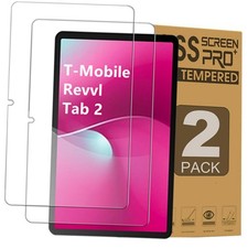 HminSen 2 Pack Screen Protector for T-Mobile REVVL Tab 2 Tablet 10.1 Clear