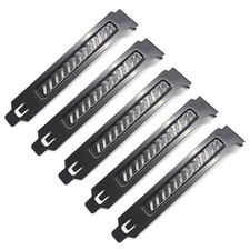 5Pcs PCI Slot Cover Cover Dust  Blanking Board Cooling Fan Dust 3972