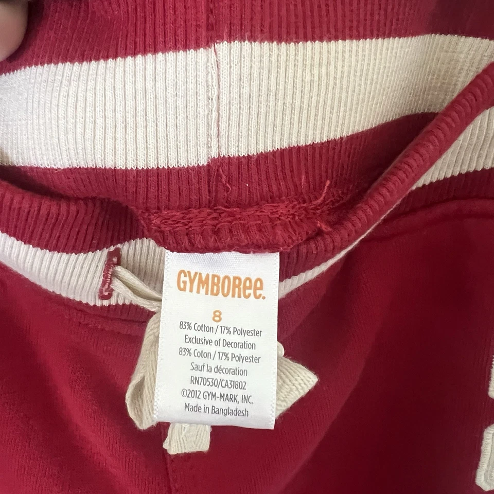 Pantalones deportivos Gymboree 2008 Boy’s Line Play Ball rojos nuevos sin etiquetas 8 suaves cómodos para correr en casa Foto 4 de 4