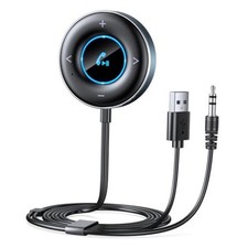 Bluetooth AUX Adapter for Car, Plug and Play Bluetooth 5.3 Receiver, 3.5mm