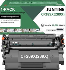 1PK With Chip CF289X 89X Toner Cartridge Compatible for HP MFP M528dn M528f M507