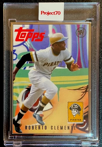 2021 Topps Project 70 Roberto Clemente Card #570 by Toy Tokyo Artist Proof 35/51