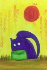 Aceo Original Mixed Media Art