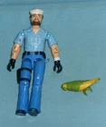 GI G.I. Joe gijoe SHIPWRECK incomplete with Polly parrot buddy only