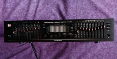 bsr EQ-3000 Equalizer 10 Band Stereo Graphic Equalizer Spectrum Analyzer