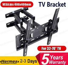Swivel Tilt TV Wall Mount Bracket Full Motion FITS 32 40 46 50 55 60 65 70" Inch