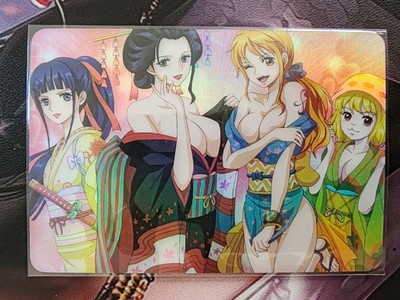 Card One Piece Goddess Story WAIFU Nami Nico Robin Boa Hancock Live Sexy Holo