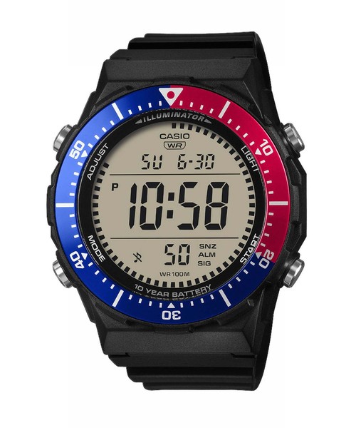 Casio AE-1700H-1A2VEF Digital Herrenuhr 10-Jahres-Batterie Schwarz/Pepsi-image