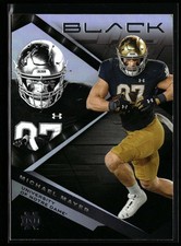 Michael Mayer 2023 Panini Chronicles Draft Picks #15 Black Rookie Notre Dame