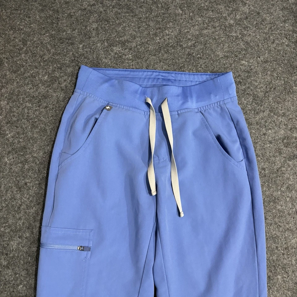 Figs Pants Zamora Jogger Scrub Women’s XXS Petite Technical Collection Blue - Image 3 of 4