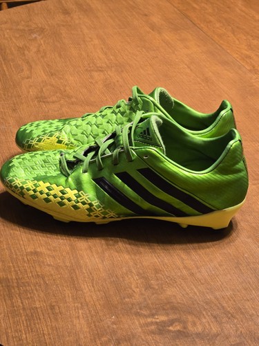 ADIDAS PREDATORS LZ LETHAL ZONE | GREEN FG SOCCER CLEATS US Youth SIZE 5.5 - Picture 4 of 9