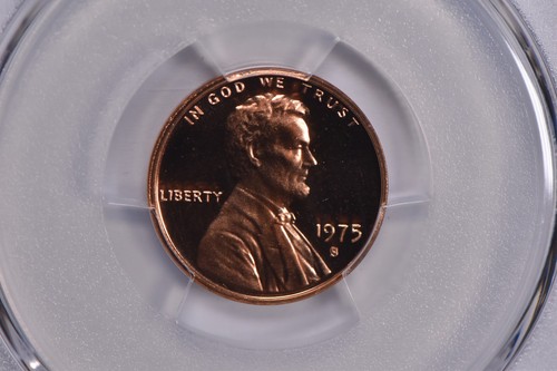 PR68 RD CAM 1975-S Lincoln Memorial Cent PCGS Blue Label *1737 - Picture 3 of 5