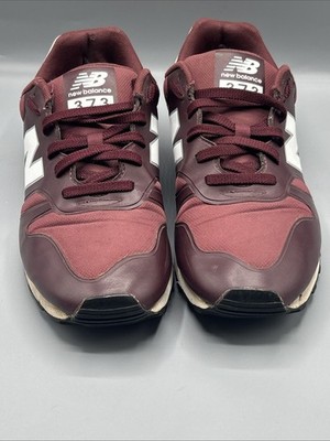 New Balance 373 Trainers Mens Size UK Burgundy Red White