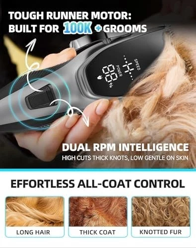 WAHL Profesional PET CORTAPELOS Kit de Acicalamiento para Perros Resistente Recortadora Pelo Grueso EE. UU. Foto 4 de 4