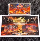 Blazin Bullion 1 oz Fine Silver Colorized McDuck  Bar Only 199 Mintage #1002