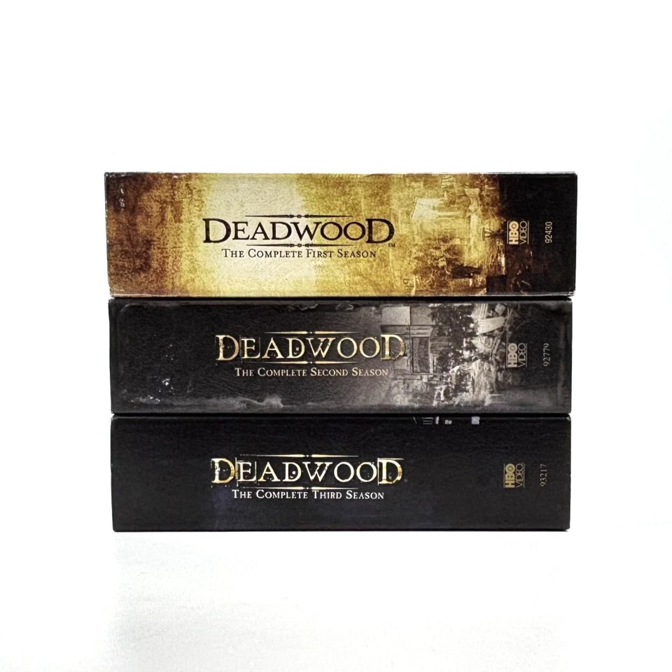Deadwood HBO Complete Seasons 1 2 and 3 DVD Box Sets 36 Hours of Episodes - Image 3 of 4