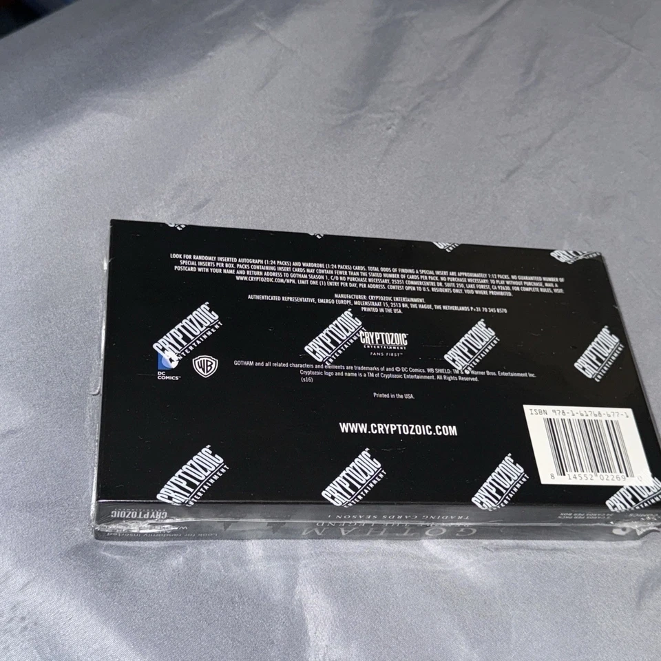 GOTHAM SEASON 1 TRADING CARD BEFORE THE LEGEND CRYPTOZOIC NEW 24 PACK SEALED BOX - Image 4 of 4