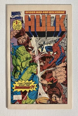 Drakes Cakes Mini-Comic - Hulk With Spider-Man And Wolverine vs. The Juggernaut!