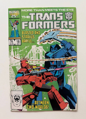 TRANSFORMERS #18 (1986) | Cybertron Saga | Marvel Comic Book | VF/NM
