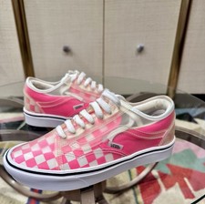 Vans comfycush slip on Knockout Pink Checker 6.5
