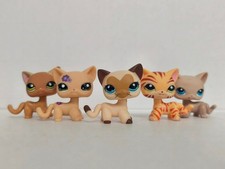 6pcs/lot LPS Toys Littlest Pet Shop Short Hair Cat Animal Figures 068