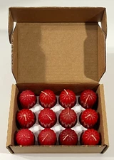 Home Interiors Votive Candles ~ Box of 12 ~ Baked Apple Pie #11216 ~ NOS