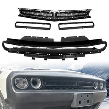 Challenger SXT Upper Grille Reinforcement+Front Grille Inserts+ Upper Grille
