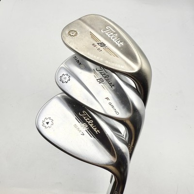 TITLEIST VOKEY 50&54&60 3本セット TITLEIST WEDGE SET: BV VOKEY 60/07 Spin Milled, SM7 56/10S