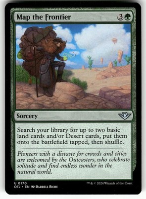 Map the Frontier #170 (NM) Thunder Junction OTJ Magic MTG