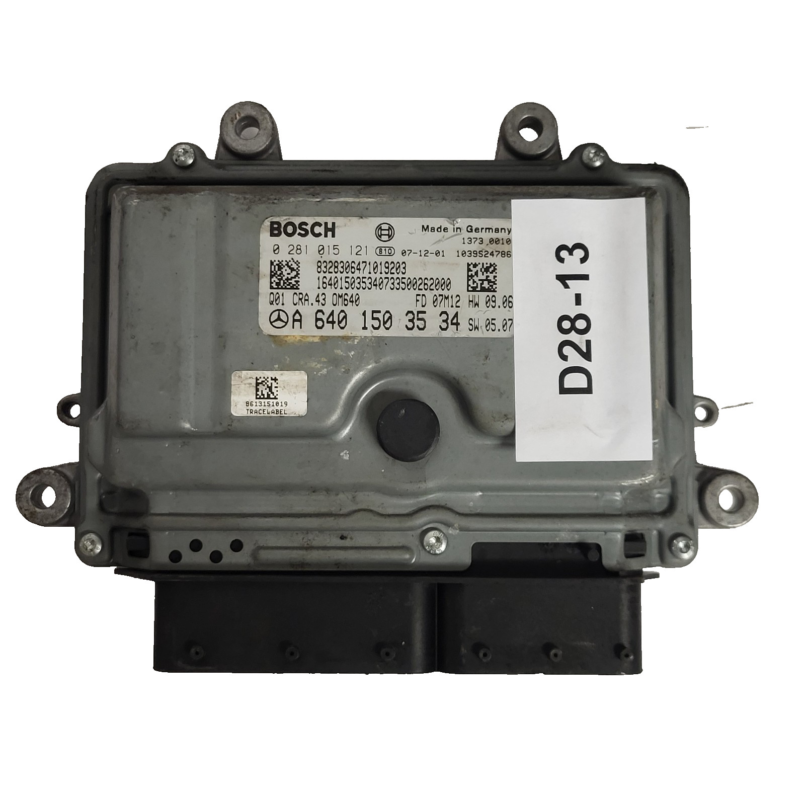 Centralina Bosch Mercedez Benz A B 0281015121 OM640 Usato Qualità Garantie